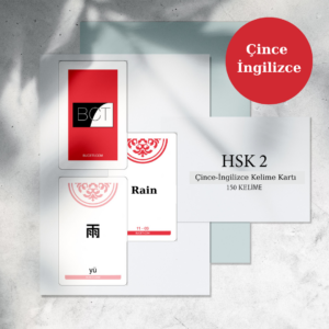 Hsk 2 Çince-İngilizce-Kelime Kartı