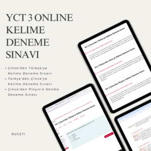 YCT 3 Online Kelime Deneme Sınavı